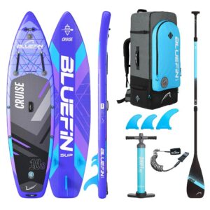Bluefin Cruise 10'8" Paddle Purple – Allround Opblaasbaar SUP Board Pakket
